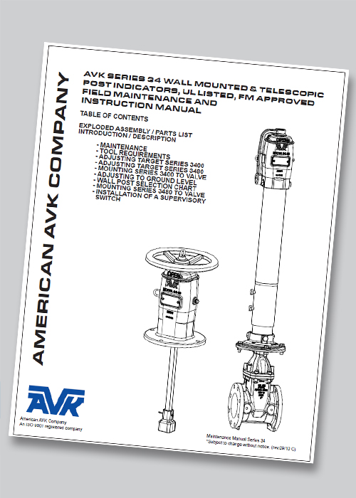 Series 34 Field Maintenance & Instruction Manual - pre 2013