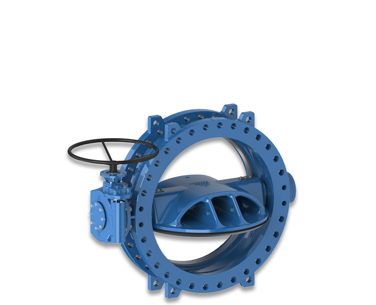 SERIES 766 DOUBLE ECCENTRIC DESIGN BUTTERFLY VALVE WITH RUBBER SEAT IN DISC