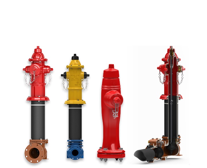 A complete line of dry barrel hydrants designed for high flows and low maintenance. 