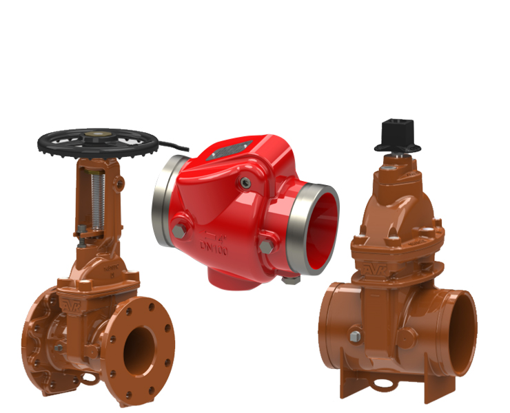Valves and indicators for fire protection systems.