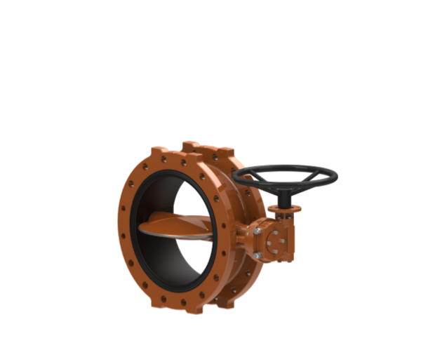SERIES 816 CONCENTRIC DESIGN BUTTERFLY VALVE WITH RUBBER SEAT IN BODY